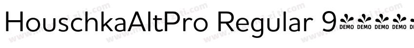 HouschkaAltPro Regular 9字体转换